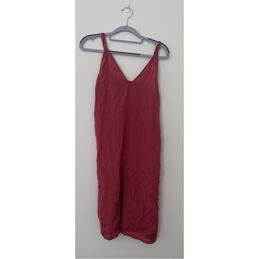 Free People Burnt Orange Slip Dress